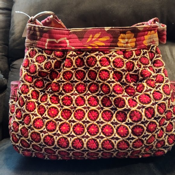 BUNDLE OF 2 VERA BRADLEY CARNABY TOTES GOOD CONDITION - 1 REVERSABLE - Picture 8 of 16